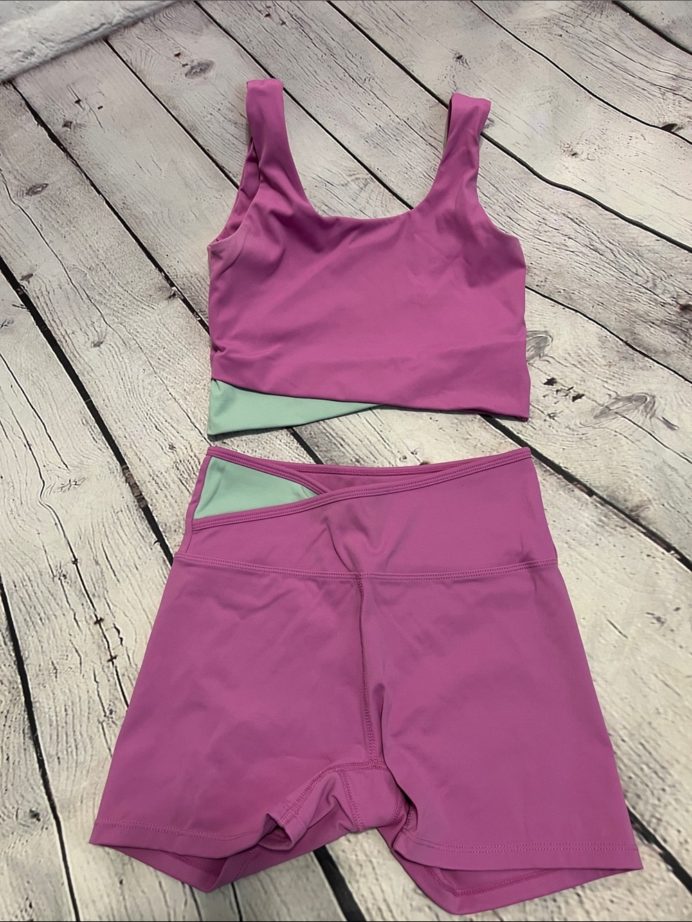 Honeycut dancewear Set orchid with Mint  AXXS